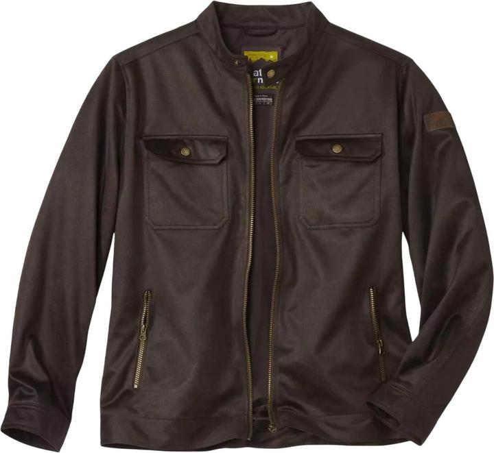 Actual product image Atlas For Men Mens Faux Suede Water Repellent Jacket (L)
