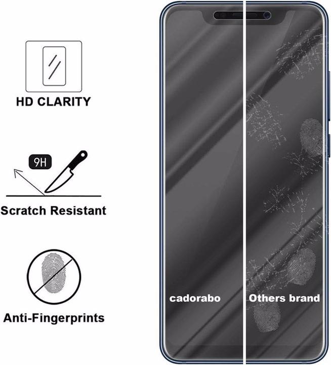 Actual product image Cadorabo Display protection glass (1 Piece, ZTE Axon 9 Pro)