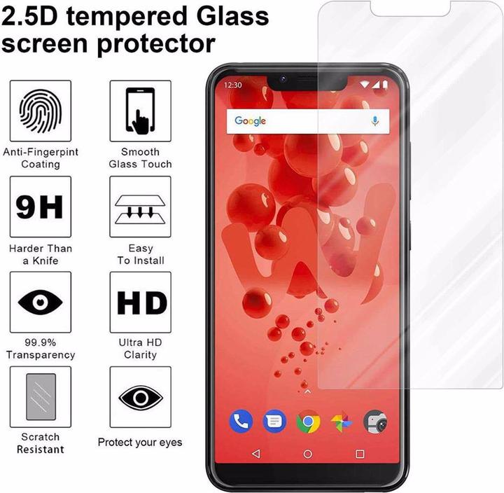 Productafbeelding Cadorabo Glas ter bescherming van het scherm (1 Stuk, Wiko View 2 plus)