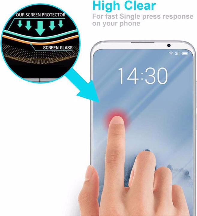 Image du produit Cadorabo Verre de protection d'écran (1 pièce(s), Meizu 16th)