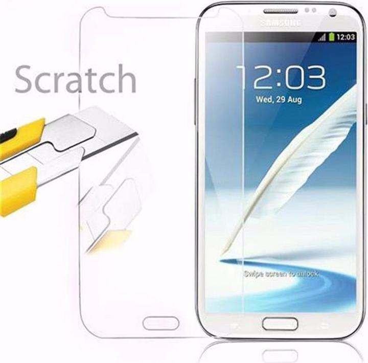 Actual product image Cadorabo Display protection glass (1 Piece, Samsung Galaxy Note 2)