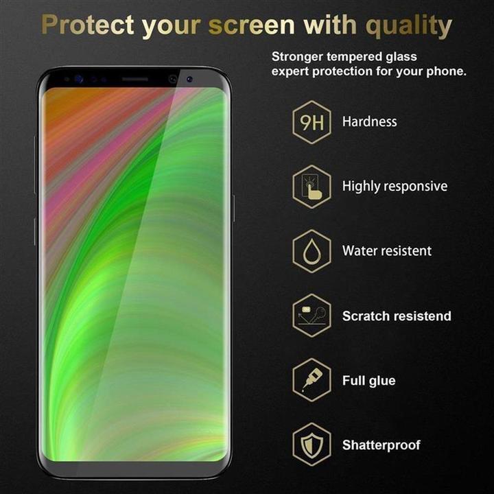 Immagine prodotto Cadorabo Vetro di protezione del display a schermo intero (3 Pezzo/i, Samsung Galaxy S9+)