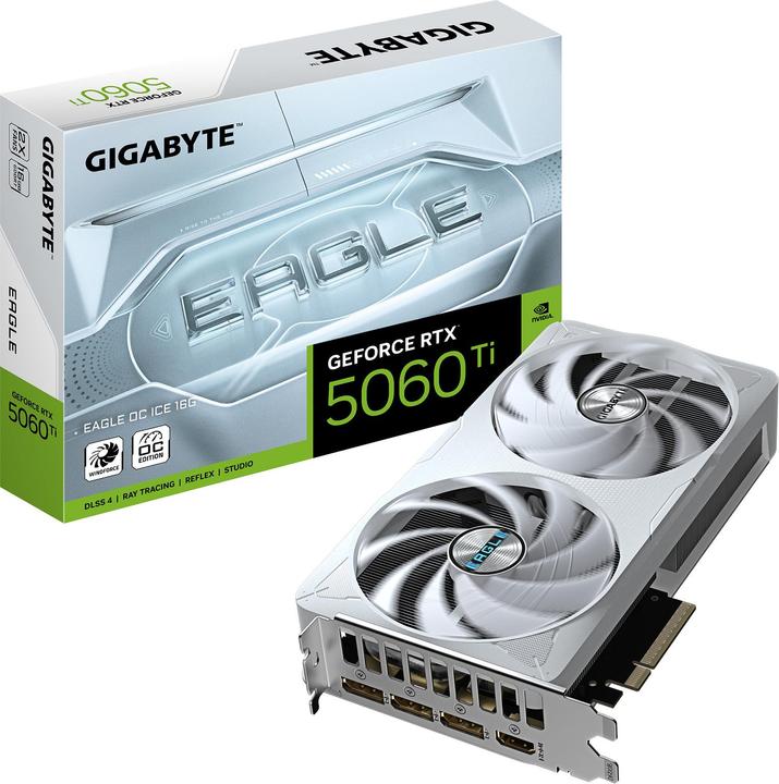 Produktbild Gigabyte GeForce RTX 5060 Ti EAGLE OC ICE 16G (16 GB)