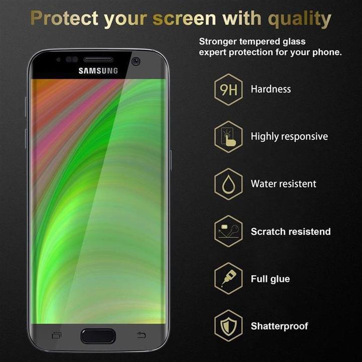 Actual product image Cadorabo Full screen display protection glass (3 Piece, Samsung Galaxy S7)