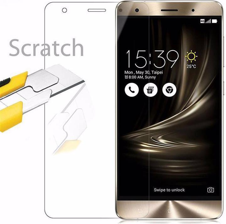 Actual product image Cadorabo display protection glass (1 Piece, Asus Zenfone 3 Deluxe)