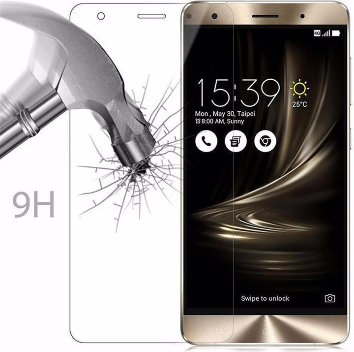 Actual product image Cadorabo display protection glass (1 Piece, Asus Zenfone 3 Deluxe)
