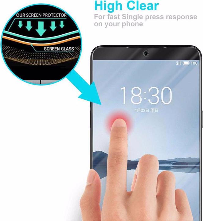 Image du produit Cadorabo verre de protection de l'écran (1 pièce(s), Meizu 15)