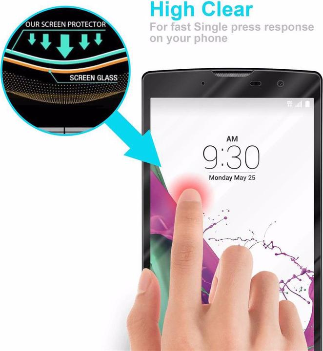 Image du produit Cadorabo verre de protection de l'écran (1 pièce(s), G4c, LG G4 Mini, LG Magna)