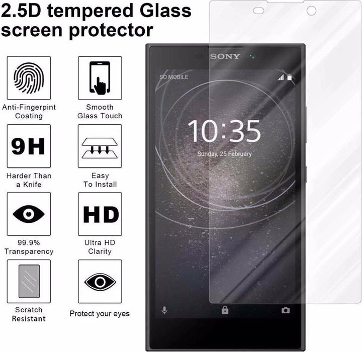 Productafbeelding Cadorabo Glas ter bescherming van het scherm (1 Stuk, Xperia L2)