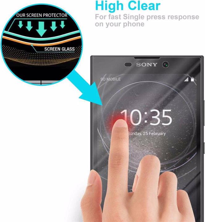 Productafbeelding Cadorabo Glas ter bescherming van het scherm (1 Stuk, Xperia L2)