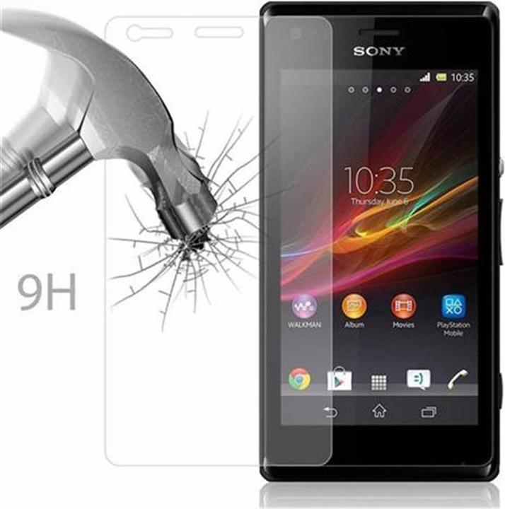 Actual product image Cadorabo display protection glass (1 Piece, Sony Xperia M)