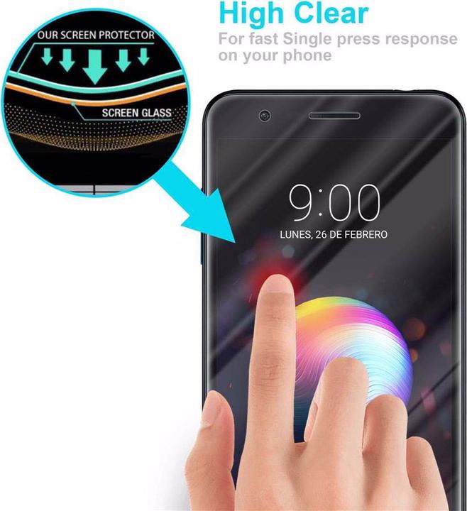 Image du produit Cadorabo verre de protection de l'écran (1 pièce(s), LG K10 2018, K11, LG K11 Plus)