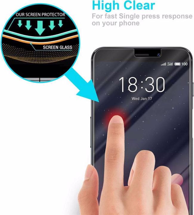 Image du produit Cadorabo verre de protection de l'écran (1 pièce(s), Meizu M6s)