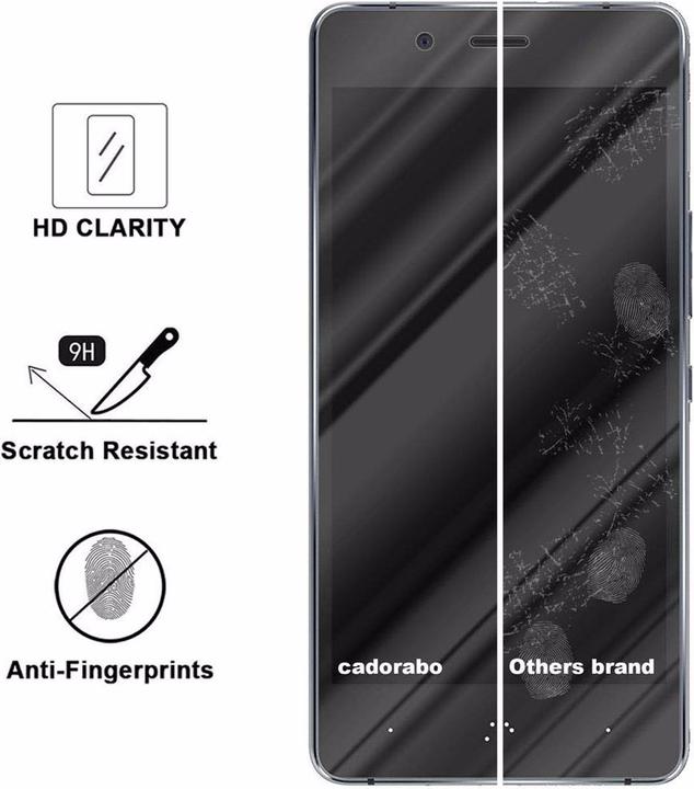 Actual product image Cadorabo display protection glass (1 Piece, BQ Aquaris X5)