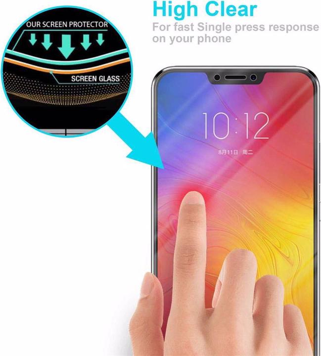 Actual product image Cadorabo display protection glass (1 Piece, Lenovo Z5)