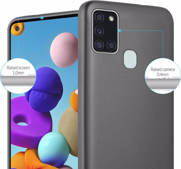Image du produit Cadorabo Couverture métallique mate TPU (Samsung Galaxy A21s)