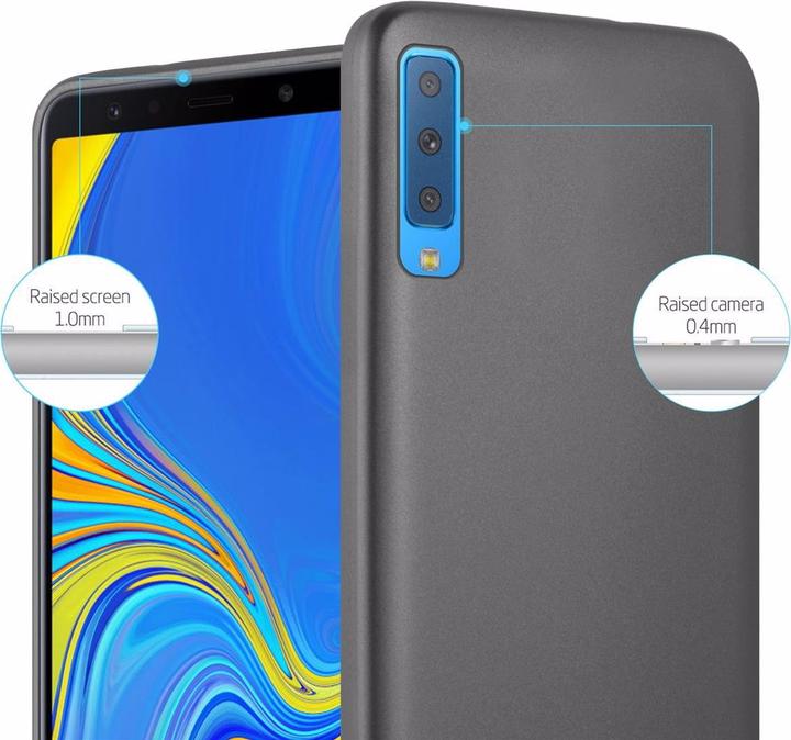 Productafbeelding Cadorabo TPU Matte Metallic hoes (Samsung Galaxy A7 (2018))