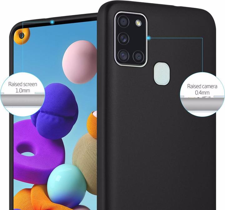 Image du produit Cadorabo Couverture métallique mate TPU (Samsung Galaxy A21s)