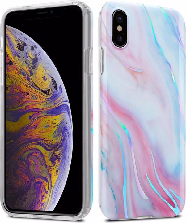 Produktbild Cadorabo IMD TPU Bunter Marmor Cover (Apple iPhone XS Max)