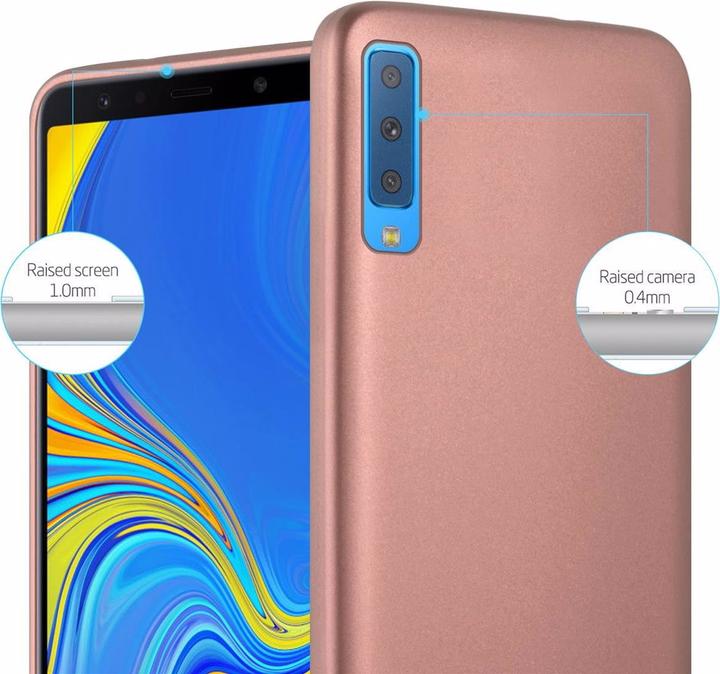 Image du produit Cadorabo Couverture métallique mate TPU (Samsung Galaxy A7 (2018))