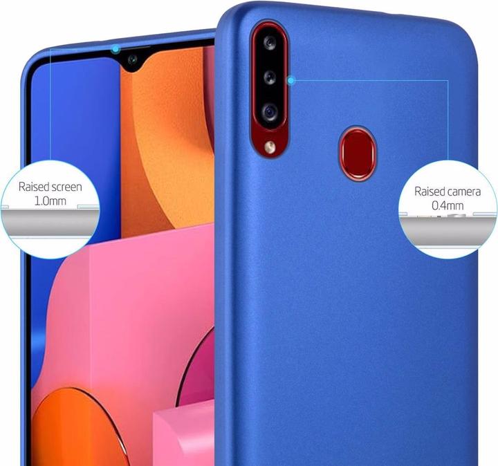 Image du produit Cadorabo Couverture métallique mate TPU (Samsung Galaxy A20s)