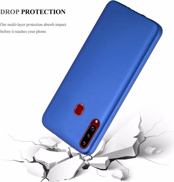 Image du produit Cadorabo Couverture métallique mate TPU (Samsung Galaxy A20s)