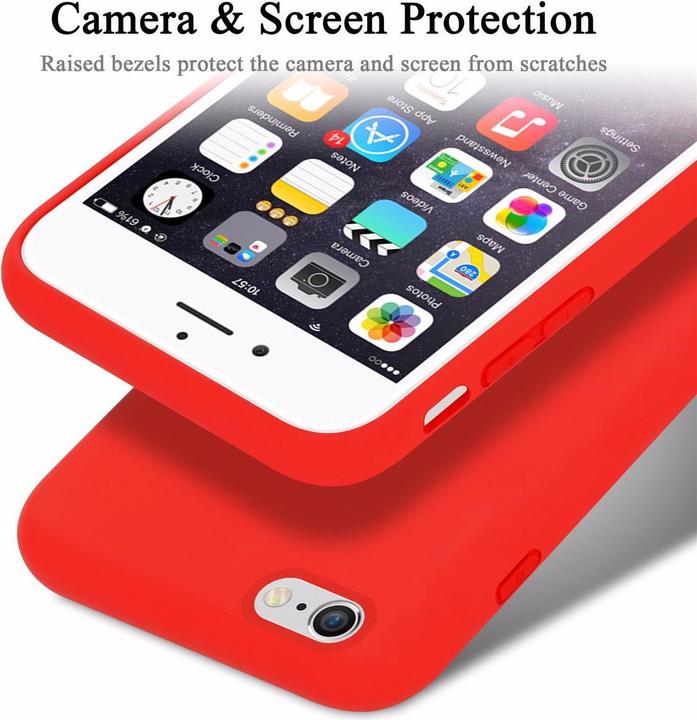 Actual product image Cadorabo TPU Liquid Silicone Case Cover (Apple iPhone 6 Plus)