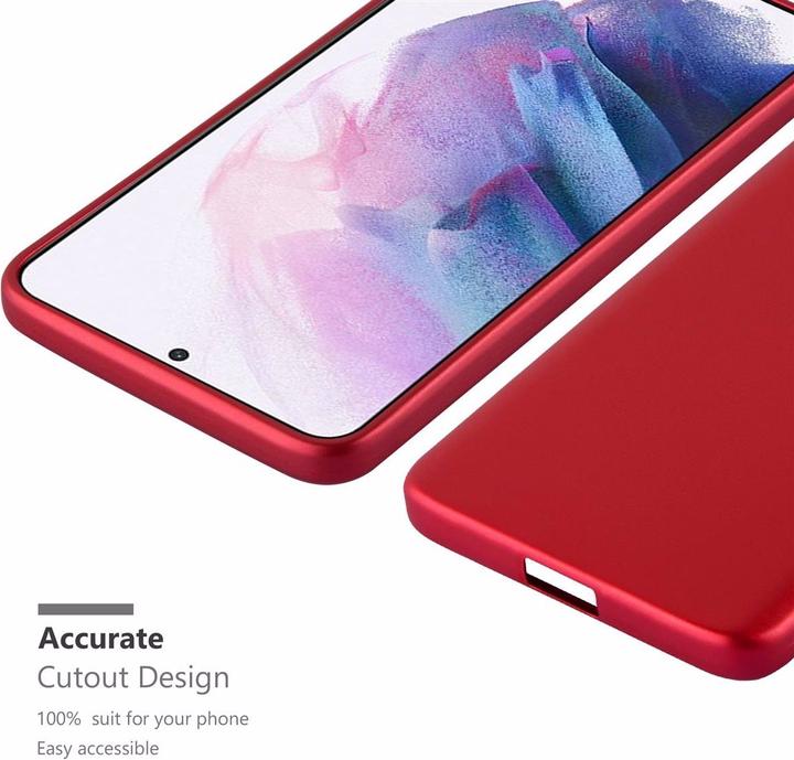 Productafbeelding Cadorabo TPU Matte Metallic hoes (Samsung Galaxy S21+)