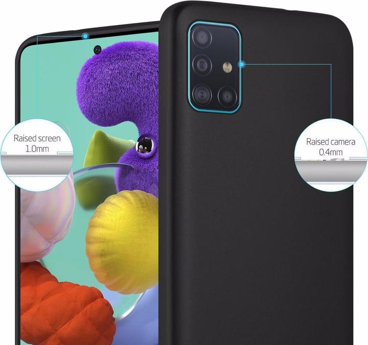Productafbeelding Cadorabo TPU Matte Metallic hoes (Samsung Galaxy A51 5G)