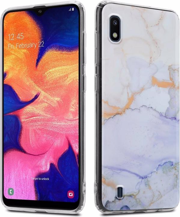 Produktbild Cadorabo IMD TPU Bunter Marmor Cover (Samsung Galaxy A10, HTC One M10)