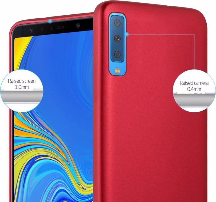 Productafbeelding Cadorabo TPU Matte Metallic hoes (Samsung Galaxy A7 (2018))