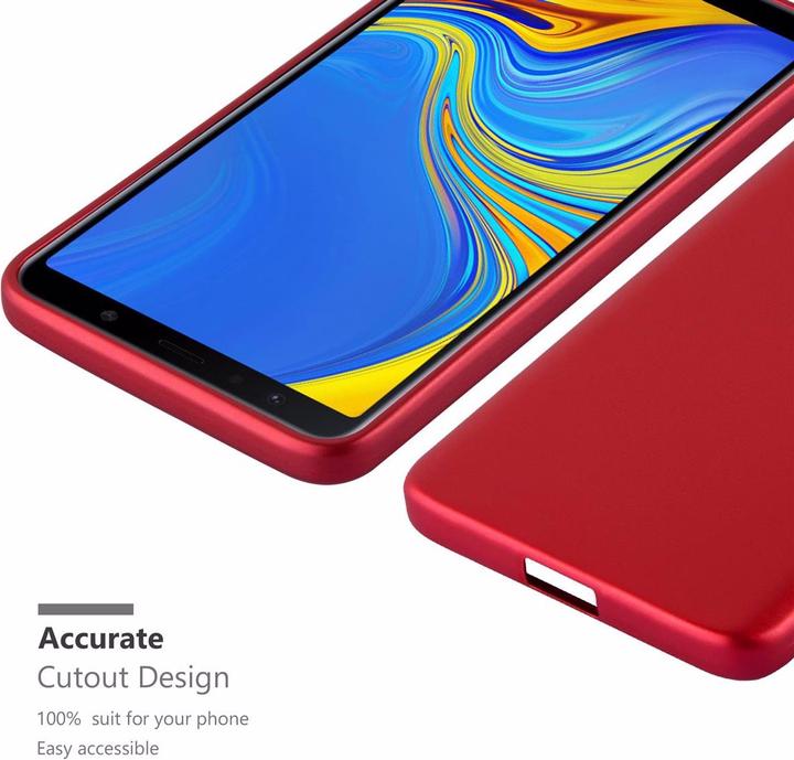 Productafbeelding Cadorabo TPU Matte Metallic hoes (Samsung Galaxy A7 (2018))
