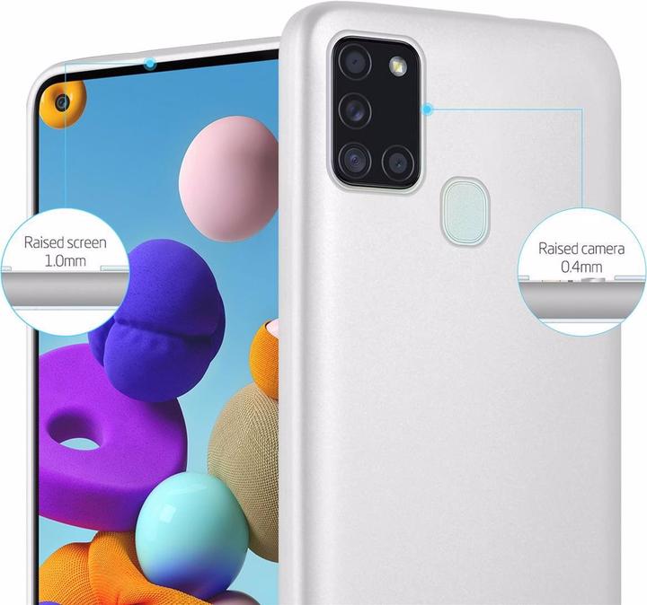 Actual product image Cadorabo TPU Matt Metallic Cover (Samsung Galaxy A21s)