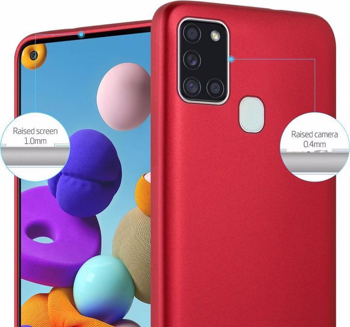 Productafbeelding Cadorabo TPU Matte Metallic hoes (Samsung Galaxy A21)