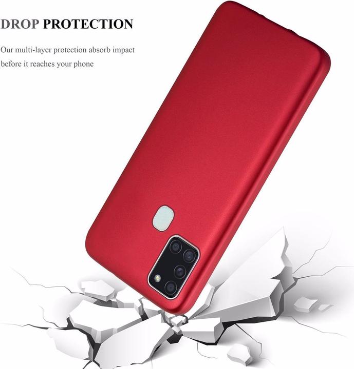 Productafbeelding Cadorabo TPU Matte Metallic hoes (Samsung Galaxy A21)