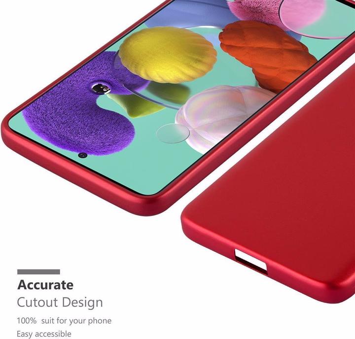 Productafbeelding Cadorabo TPU Matte Metallic hoes (Samsung Galaxy A71)