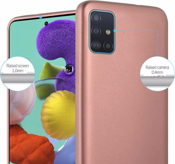 Actual product image Cadorabo TPU Matt Metallic Cover (Samsung Galaxy A51 5G)