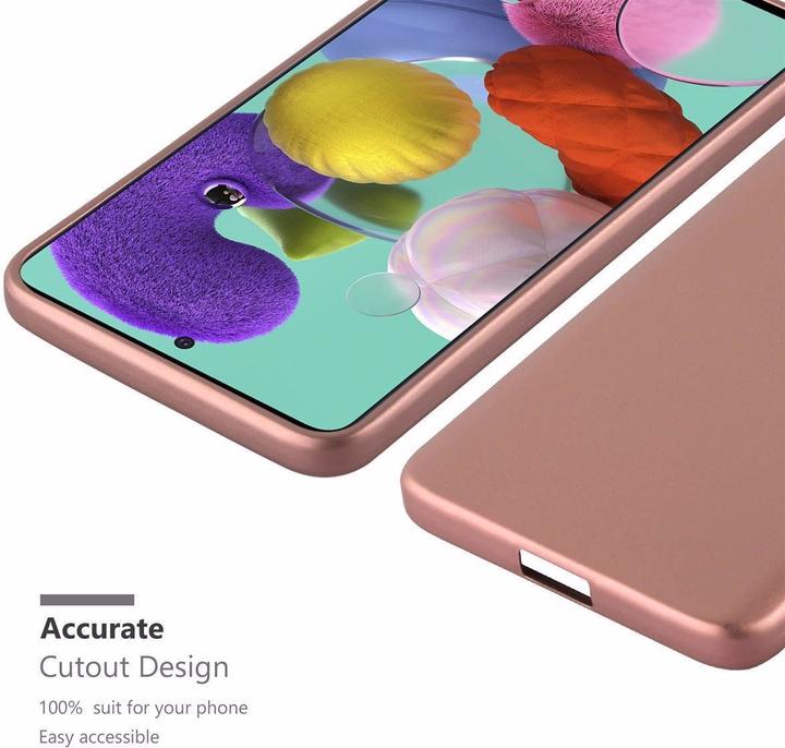 Actual product image Cadorabo TPU Matt Metallic Cover (Samsung Galaxy A51 5G)