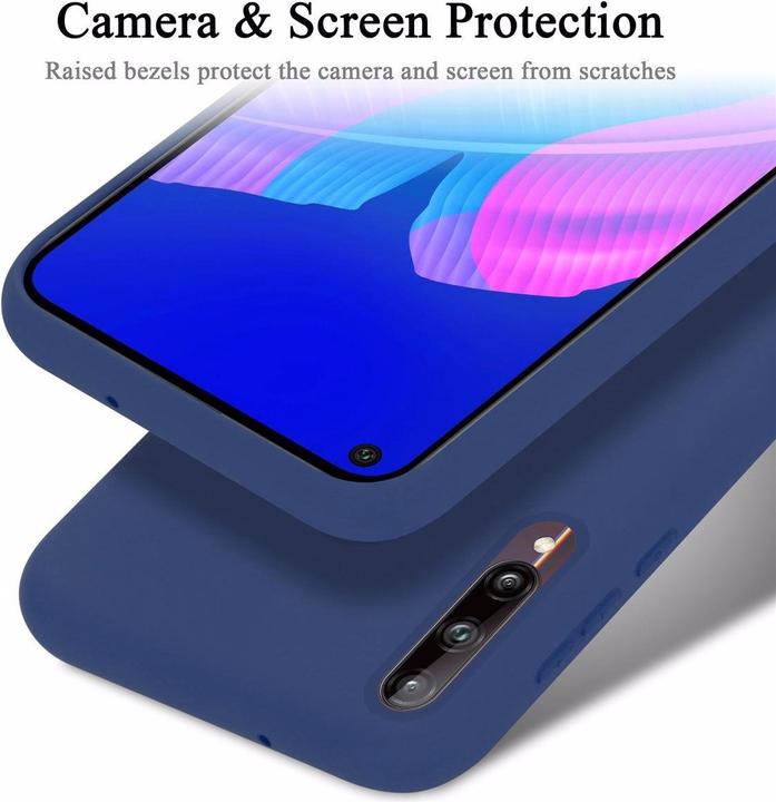 Actual product image Cadorabo TPU Liquid Silicone Case Cover (Huawei P40 Lite E)