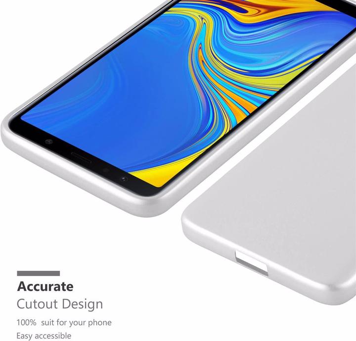 Productafbeelding Cadorabo TPU Matte Metallic hoes (Samsung Galaxy A7 (2018))