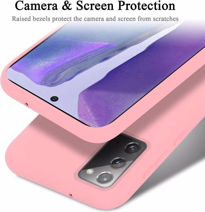 Actual product image Cadorabo TPU Liquid Silicone Case Cover (Samsung Galaxy Note 20)