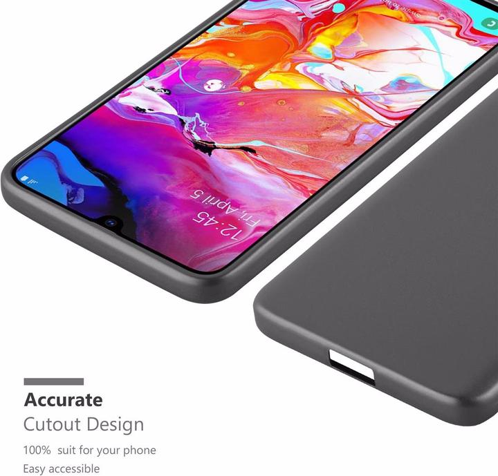 Productafbeelding Cadorabo TPU Matte Metallic hoes (Samsung Galaxy A70S, Samsung Galaxy A70)