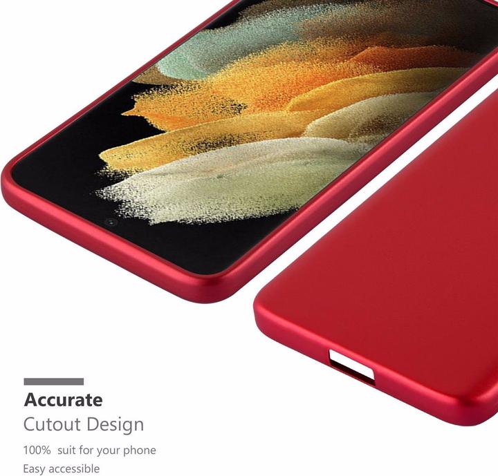 Image du produit Cadorabo Couverture métallique mate TPU (Samsung Galaxy S21 Ultra)