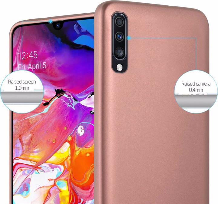 Productafbeelding Cadorabo TPU Matte Metallic hoes (Samsung Galaxy A70S, Samsung Galaxy A70)