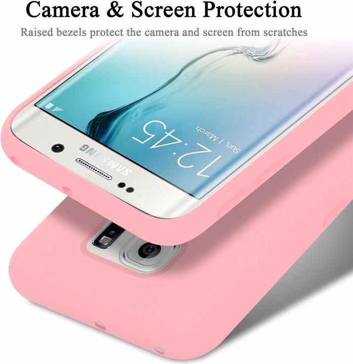 Immagine prodotto Cadorabo Copertura della cassa del silicone liquido TPU (Samsung Galaxy S6 Edge)