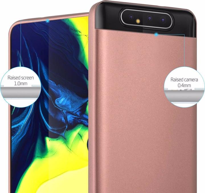Productafbeelding Cadorabo TPU Matte Metallic hoes (Samsung Galaxy A80)