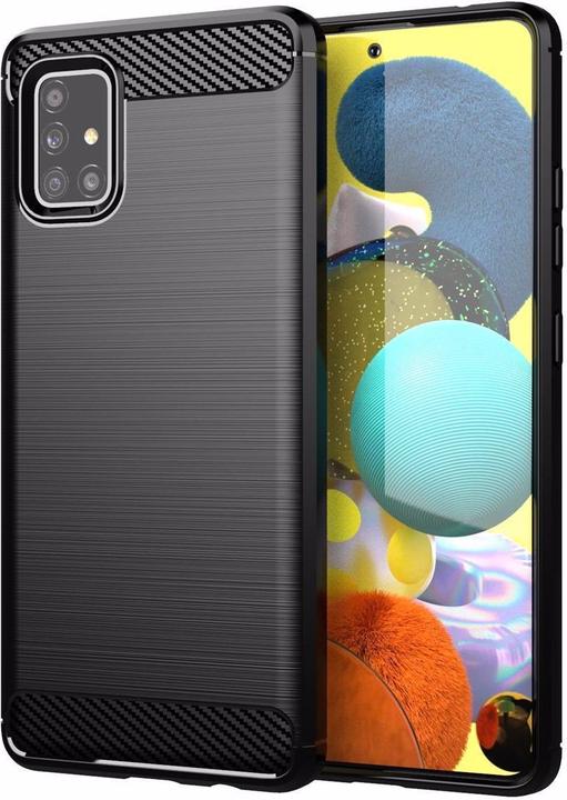 Image du produit Cadorabo TPU Ultra Slim carbon edelstahl Combi Cover (Samsung Galaxy M40s)