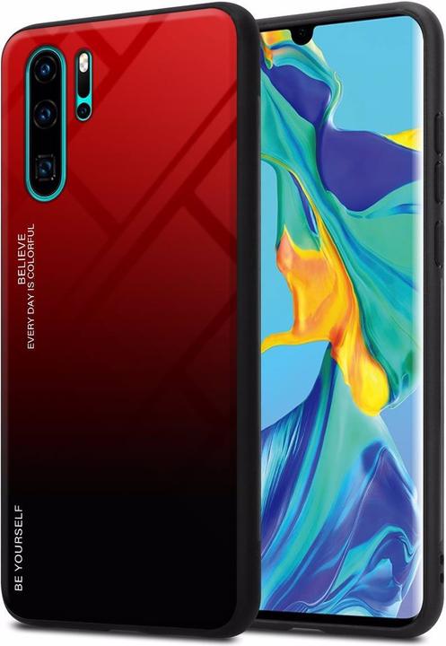 Productafbeelding Cadorabo TPU 2 kleuren glasdekking (Huawei P30 Pro)