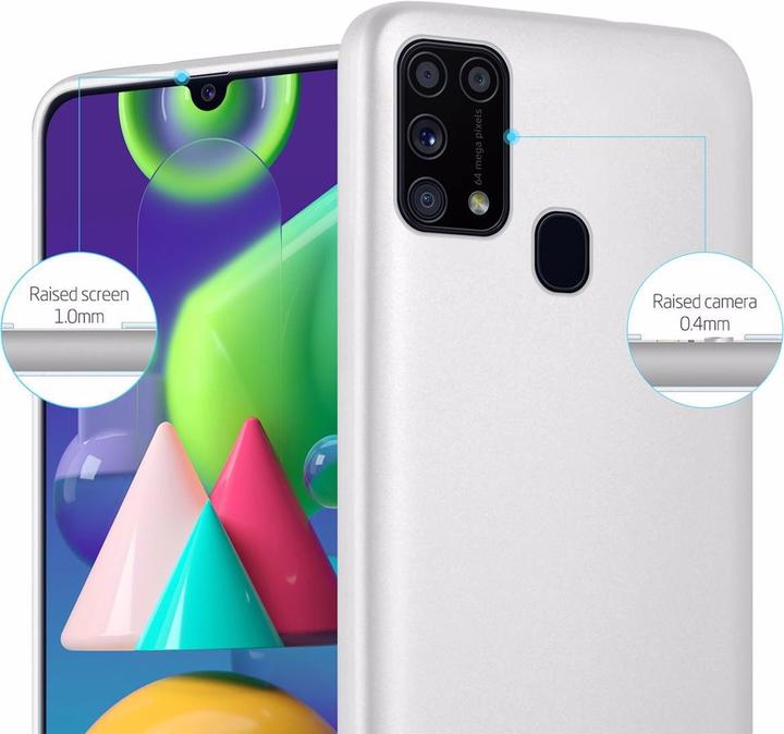 Image du produit Cadorabo Couverture métallique mate TPU (Samsung Galaxy M31)