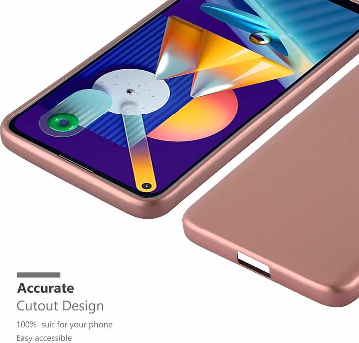 Productafbeelding Cadorabo TPU Matte Metallic hoes (Samsung Galaxy M11, Samsung Galaxy A11)